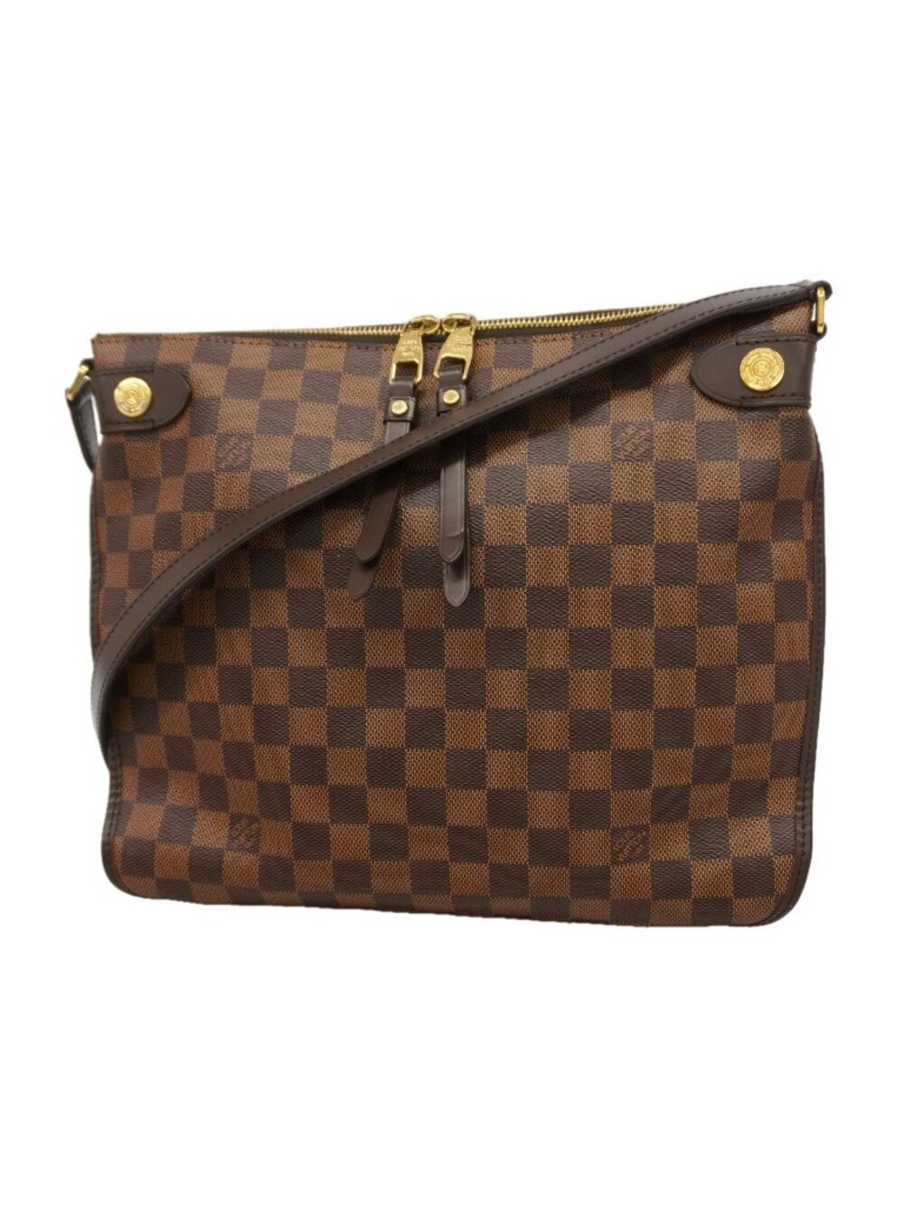Louis Vuitton Shoulder Bag Damier Duomo Ebene